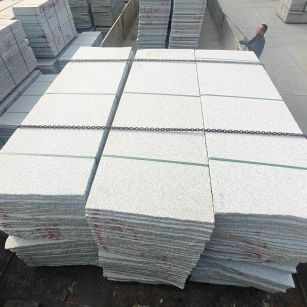 荆门芝麻白毛板，石材毛板