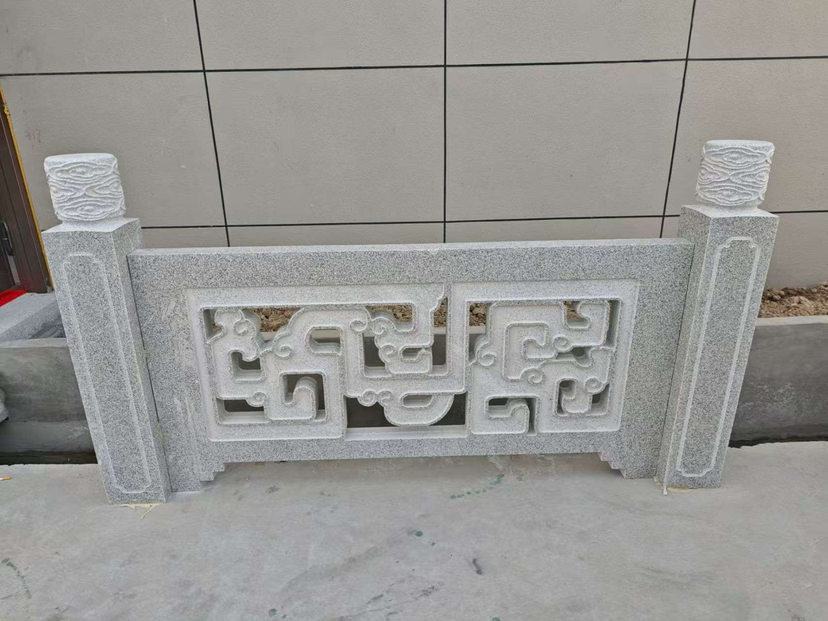 荆门芝麻白河道栏杆 桥栏杆